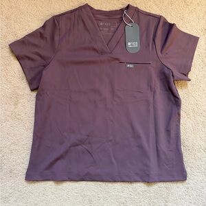 Plum Sona FORMx Slim V-neck Scrub Top 2xl